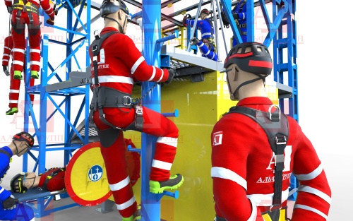 Учебно-тренировочный комплекс "Альпинист-01-02-1"