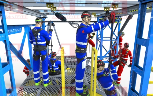 Учебно-тренировочный комплекс "Альпинист-01-02-1"